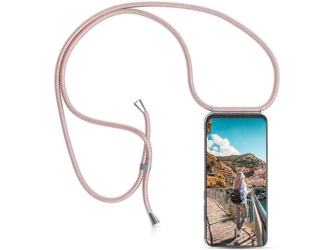 Carcasa Huawei P9 HONGWE. Com cuerda Transparente, Rosa