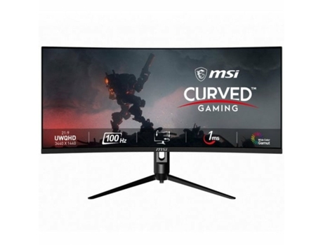 Monitor MSI MAG342CQPV (Negro - 34 - VA - LCD - UltraWide Quad HD)