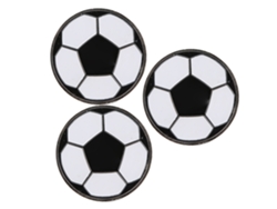 Juego De 3 Monedas Para Entrenamiento Y Herramienta Portátil Para Árbitros De Fútbol Con Estuche De Plástico.
