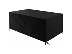 Fundas para muebles de patio resistentes a la intemperie, revestimiento de PVC reforzado para mayor protección, correas ajustables para un ajuste seguro en varios patios.