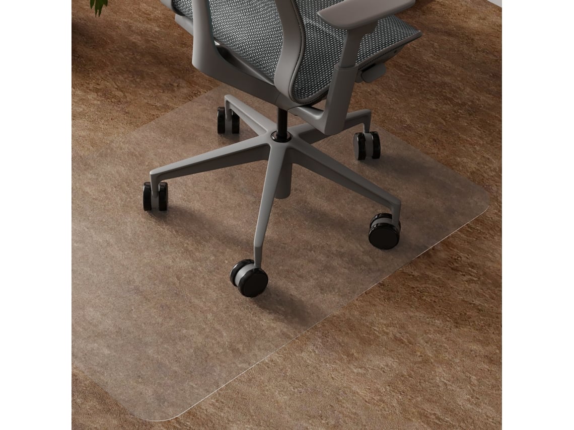 Alfombrilla Protectora Transparente Para Silla De Oficina De 90x120 Cm