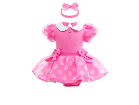 Disfraces de Navidad Minnie Juego de rol Bebé Mameluco de una sola pieza 95cm