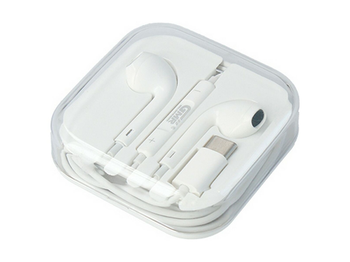Auriculares con Micrófono Goms Blanco Tipo C