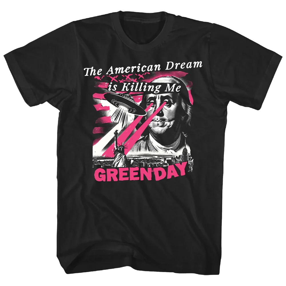 Green Day American Dream Abduction T-shirt Unisex Rockinstone Size:xxl