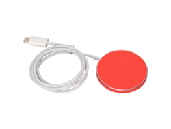 Cargador Inalámbrico De 15 W Con Carga Magnética, Funda Plana De Cuero Sintético Para Iphone 13 Y 12.
