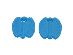 2 Piezas Pedales De Bicicleta Para Niños Plástico Pedales De Triciclo Cochecito Accesorios De Rueda Delantera Azul