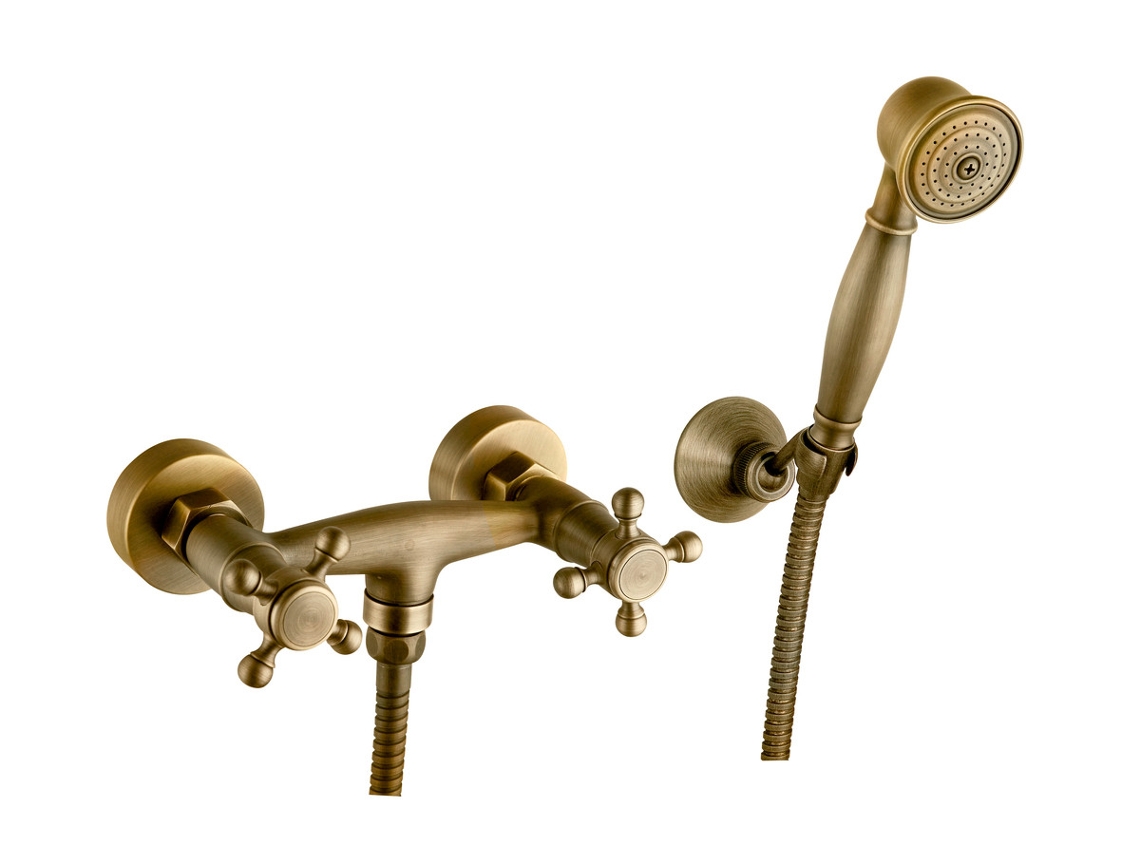 Grifo monobloc de ducha serie Clasica en Antique UNIVERSAL DE GRIFERÍA