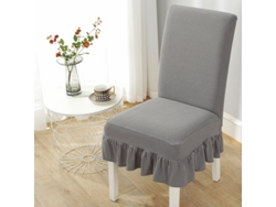 Funda De Silla Universal Elástica De Cobertura Total, Impermeable, Color Gris Claro Siurn
