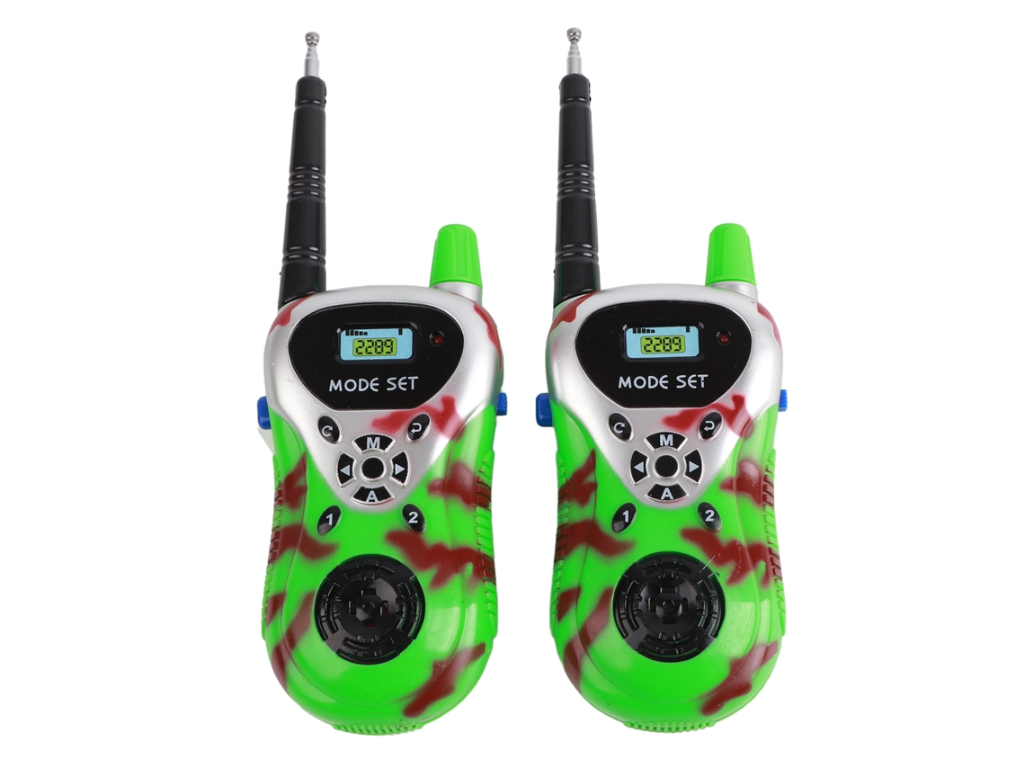 Radios Walkie-talkie Infantiles, Mini Juguete Electrónico Para Niños, Para Jugar Al Aire Libre, Regalo, Color Verde.