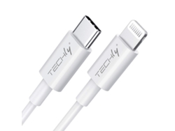 Cable Icoc App Lightning TECHLY Blanco