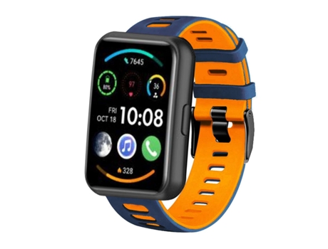 Correa Pioneer para Huawei Watch Fit 2 Azul y Naranja