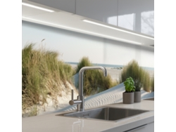 Paneles antisalpicaduras para cocina con diseño playero - Naturaleza - Duna 350x60 cm