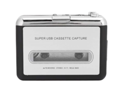 Lector de casetes estéreo portátil lector de casetes adaptador convertidor de audio a Mp3 con cable USB lector Ca 524