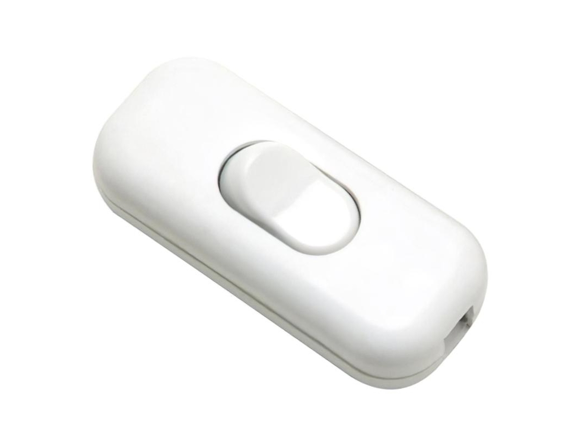 Interruptor 2 a. de paso blanco