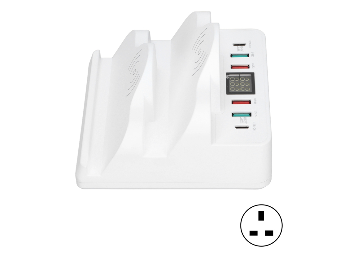 Cargador (carga Rápida Qc3.0 Pd Carga Inalámbrica Dual)