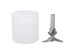 Broca Para Fresadora De Arco Integrado R50 De 1/2 Pulgada Con 3 Ranuras Para Paneles De 20 A 36 Mm.