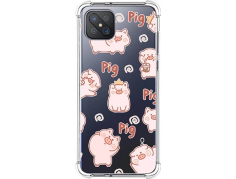 Carcasa Oppo Reno 4Z 5G TUMUNDOSMARTPHONE Cerdos Multicolor
