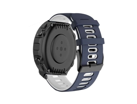 Correa Pioneer para Amazfit T-Rex Pro Azul Escuro y Blanco