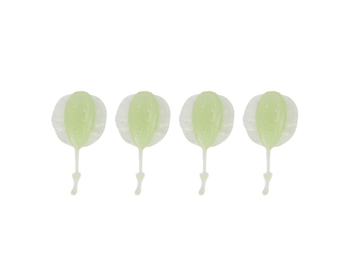 Danu26-4pcs 9cm 14g Soft Swimbait Sinking Bait Luminoso Artificicial Para Pesca