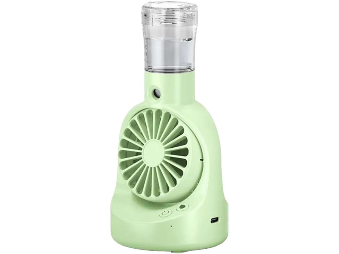Ventilador/enfriador de aire portátil USB de sobremesa para uso doméstico y exterior.