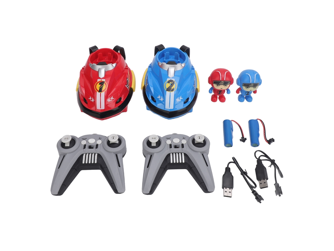 Coche De Choque Con Control Remoto Recargable Y Personajes Para Niños Y Bebés.