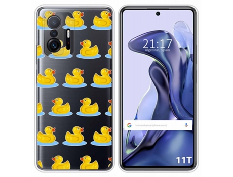 Carcasa Xiaomi 11T 5G / 11T Pro 5G TUMUNDOSMARTPHONE Dibujos Transparente Multicolor