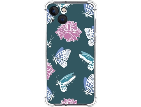 Carcasa iPhone 13 (6.1) TUMUNDOSMARTPHONE Dibujos Antigolpes Flores 10 Multicolor