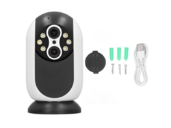 Câmera de Vigilância Inteligente 1080p 15x Zoom Visão Noturna 360° Ip67 Interfone Bidirecional App Controle