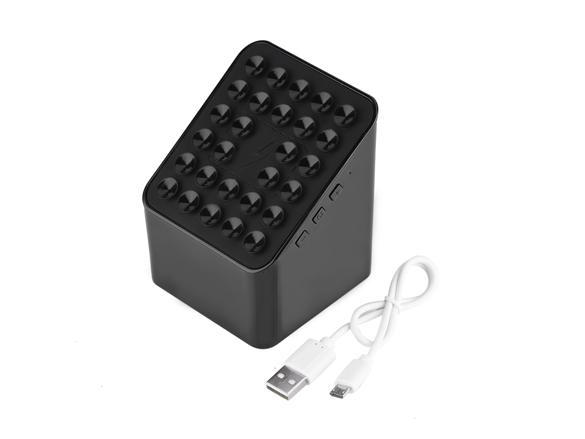 Altavoz Bluetooth 3 En 1 Con Carga Inalámbrica Y Soporte Magnético Para Teléfonos Negro