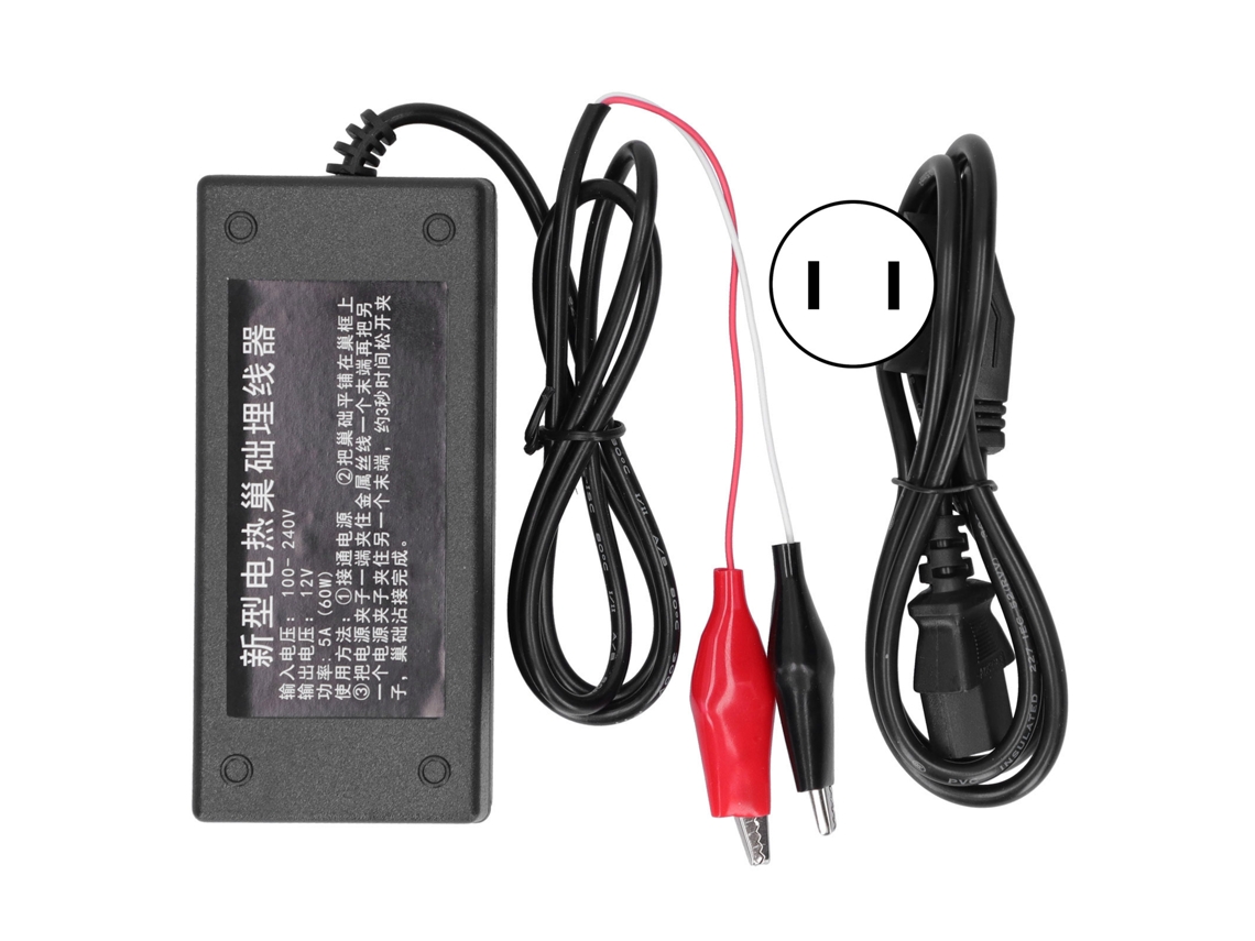 Encendedor Eléctrico Para Apicultura Ligero Práctico Para Marcos De Colmena Cable 100‑240v Plug Ee.uu.