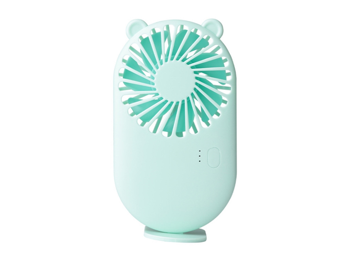 Mini Ventilador  Portátil para Viajes y Oficina Usb 3 Modos Ajustables para Verano -D JEIIBRZUI