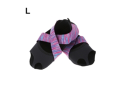 2026-zapatos De Yoga Antideslizantes Para Pilates Barre Entrenamiento Baile Suaves Morados Talla L 39-40