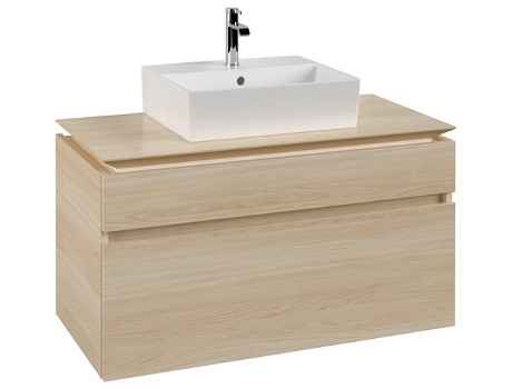 Módulo de lavabo Villeroy &amp Boch Legato B604 1000x550x500mm centrado en el lavabo