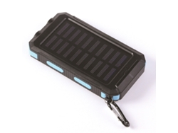 Cargador Solar Portátil De 10000 Mah, Resistente Al Agua, Con 2 Puertos Usb, Linterna, Brújula Para Teléfono Móvil, Para Uso En Exteriores.