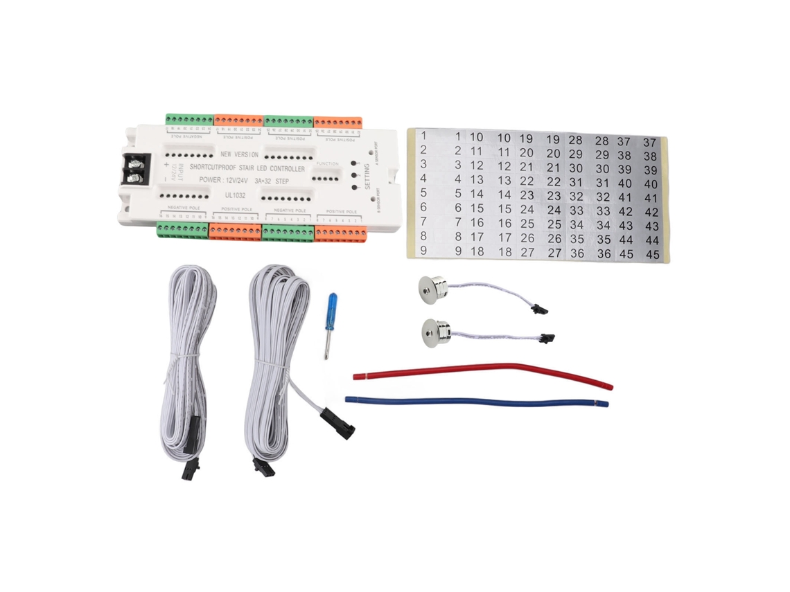 Bj-controlador Inteligente De Luzes Led Para Escadas Com Sensor De Movimento Automático