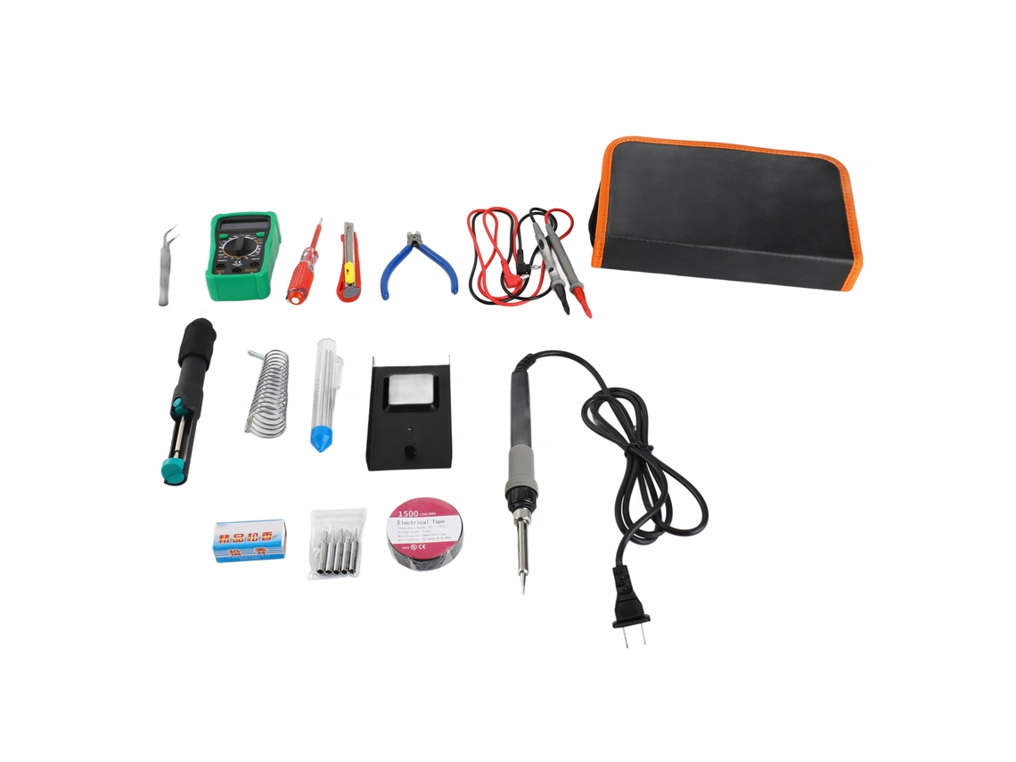 Juego Profesional De Herramientas De Soldadura Digital De 90 W Con Multímetro Y Bomba Desoldadora, Temperatura Ajustable De 100 A 480 ℃.