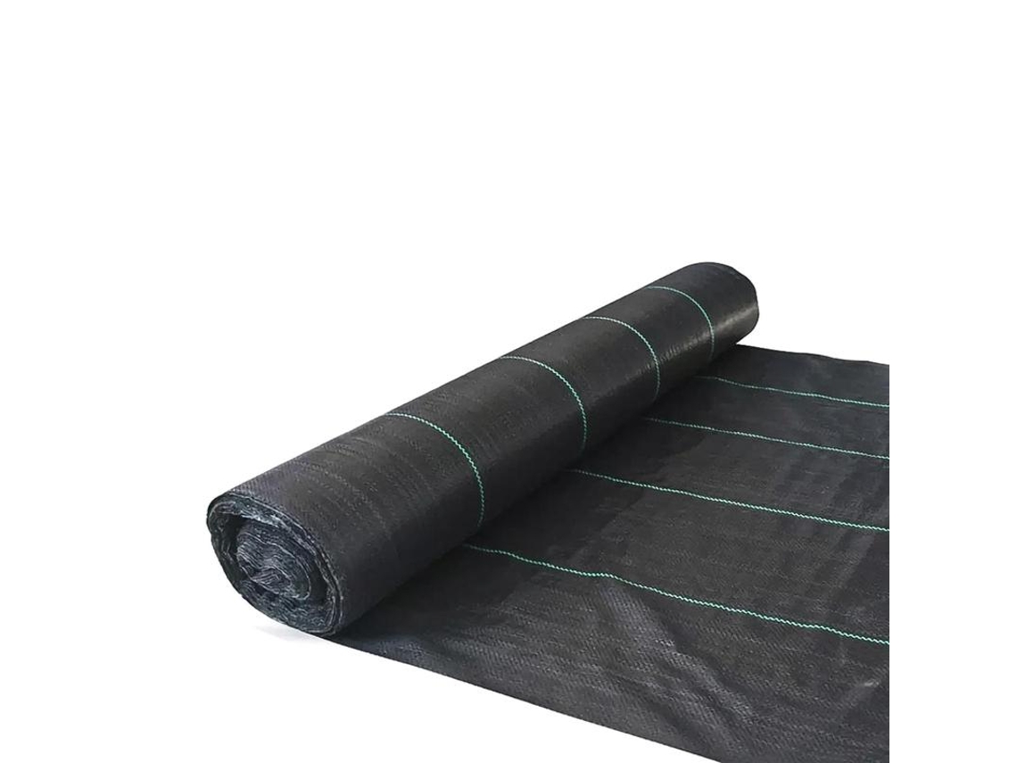 Malla antihierbas (rollo 1,55x100 metros) gramaje 110 gr/m2. malla anti maleza, malla geotextil jardin, tela anti hierbas jardin
