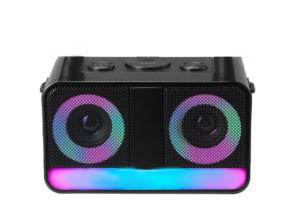 Altavoz Bluetooth Portátil Con Micrófono, Inalámbrico Para Karaoke De Exterior 35 W, Graves
