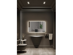 Espejo con luz led retroiluminado luz fría con doble sensor antivaho 100x80 MICE COLLECTION