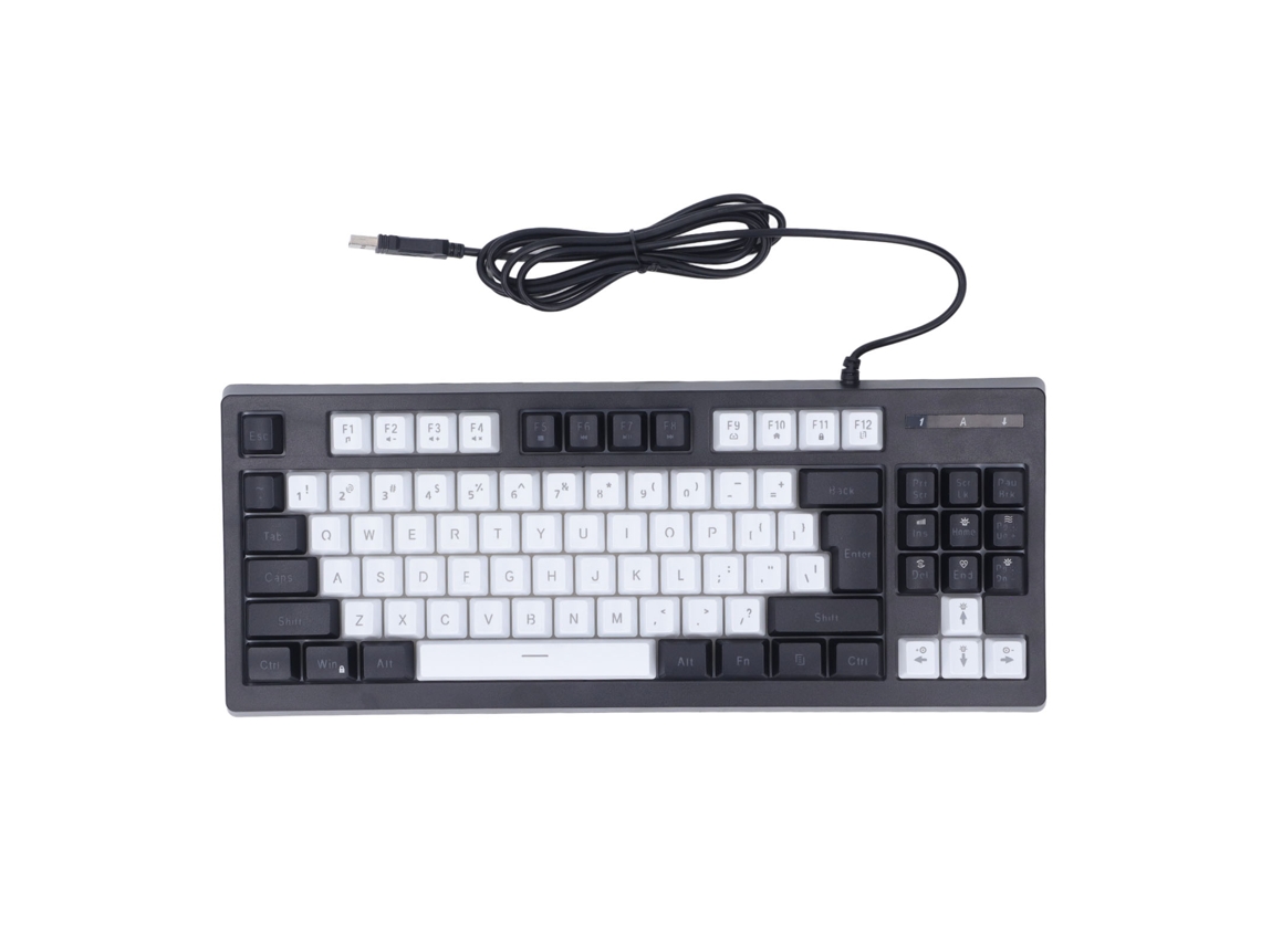 Teclado mecánico para juegos RGB con 87 teclas