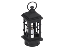 Linterna Miniatura Para Casa De Muñecas, Estilo Moderno, Escala 1:12, Iluminada Con Pilas.