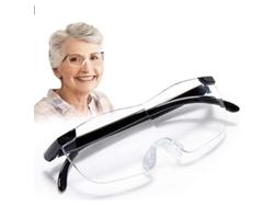 Lentes De Aumento Como Ayudas Para La Lectura Y La Visión, Con Un Aumento Del 160% Para Personas Mayores Y Con Discapacidad Visual.