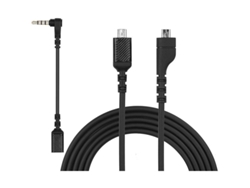 Cable De Audio De Repuesto 2 En 1 Compatible Con Steelseries Arctis 3, 5, 7 Y Pro.