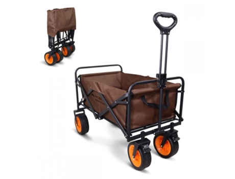 Carro transporte playa jardín MOBICLINIC Asa ajustable 94x56,5x77cm Plegable Ruedas anchas 360º Duna Pro Plus