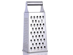 Rallador De Cocina Cuadrado De Acero Inoxidable Con 4 Superficies, Compatible Con Vegetales, Frutas Y Queso, Lavavajillas