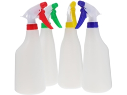Juego De 4 Pulverizadores De Jardín Con Botellas De Plástico Sólido Reutilizables.