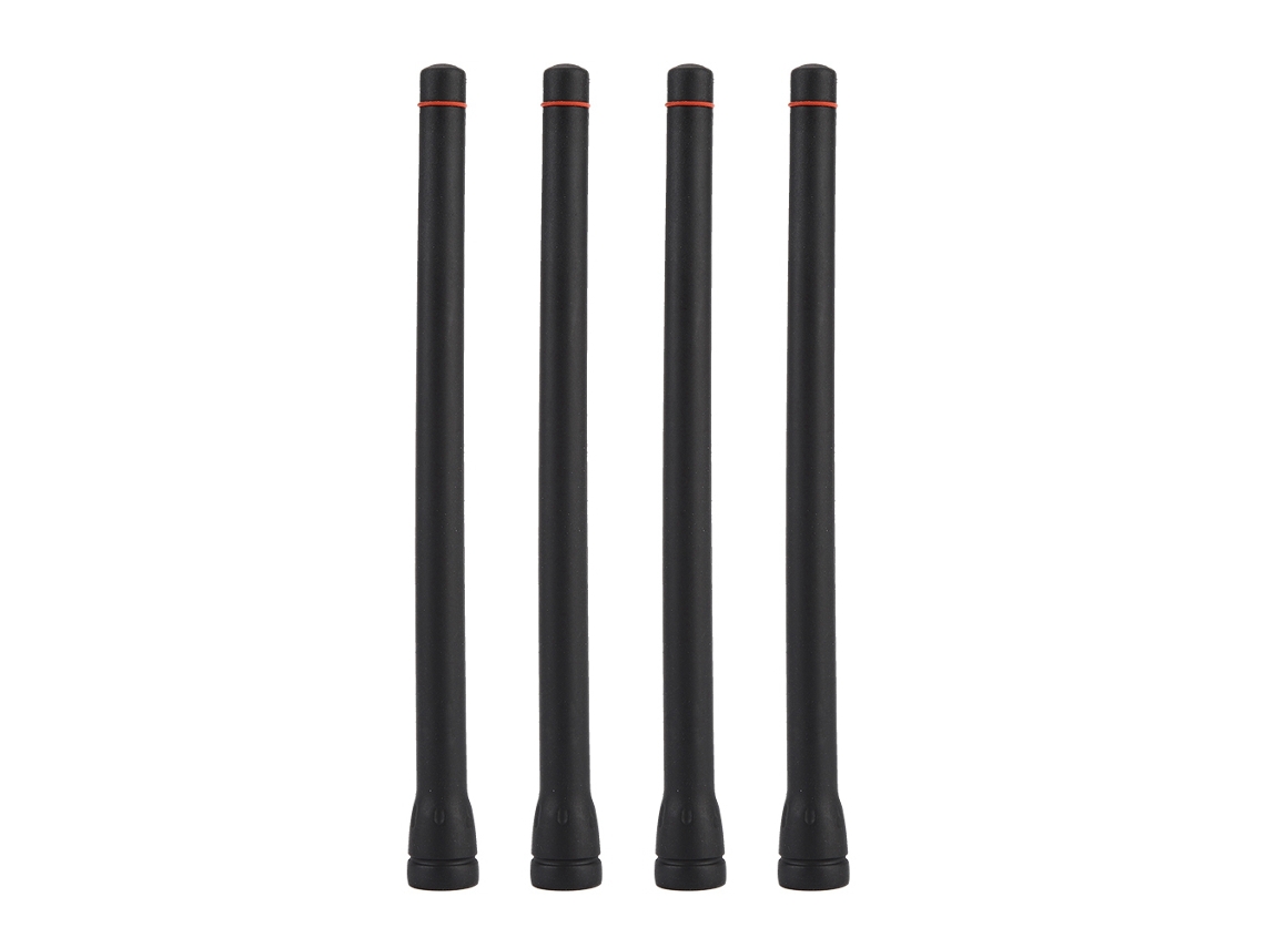 4 Antenas Portátiles De Goma Para Walkie-talkie Vhf Con Conector Sma-f Para Icom 136-174mhz