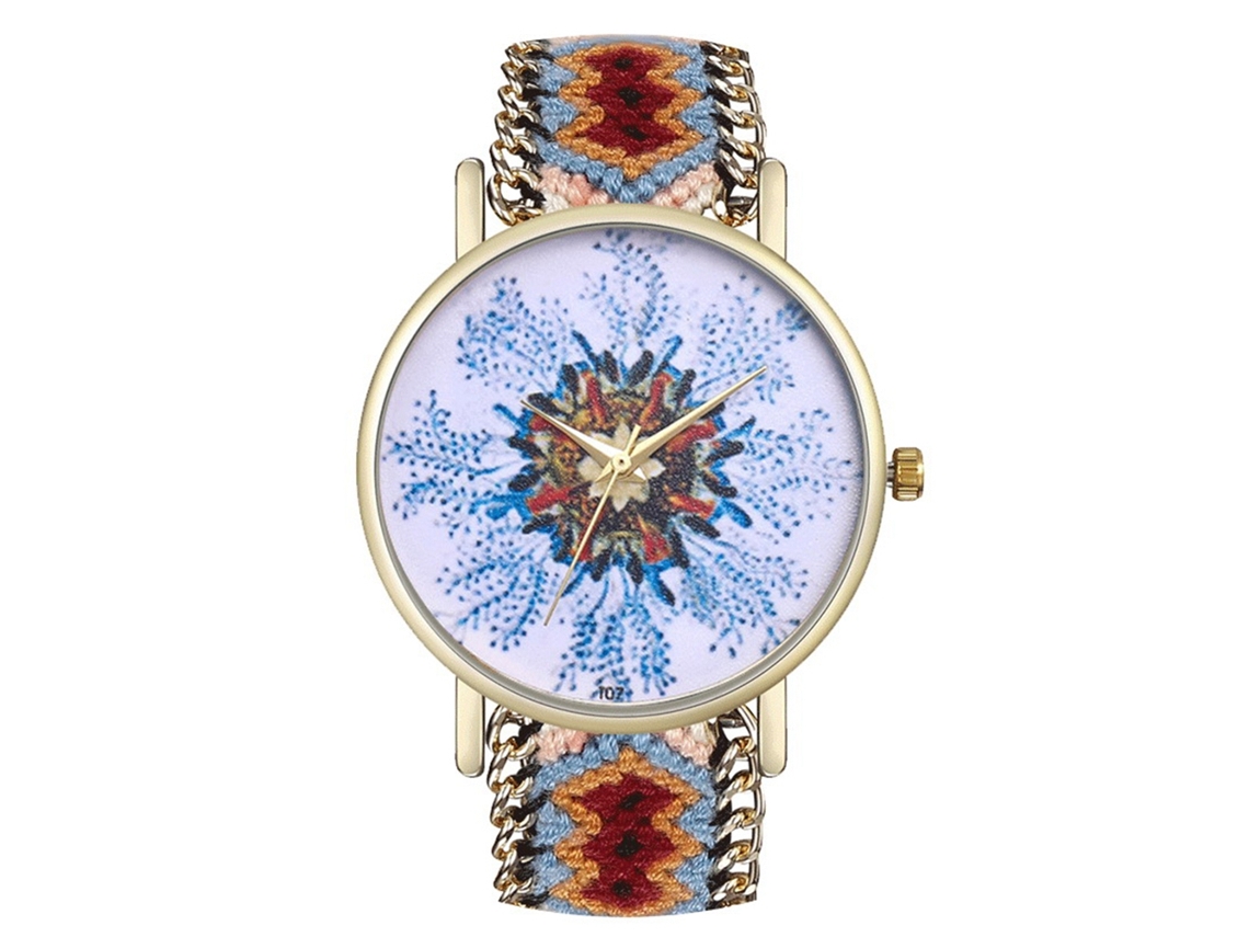Reloj De Pulsera De Aleación Con Dial Redondo Analógico De Cuarzo Para Parejas