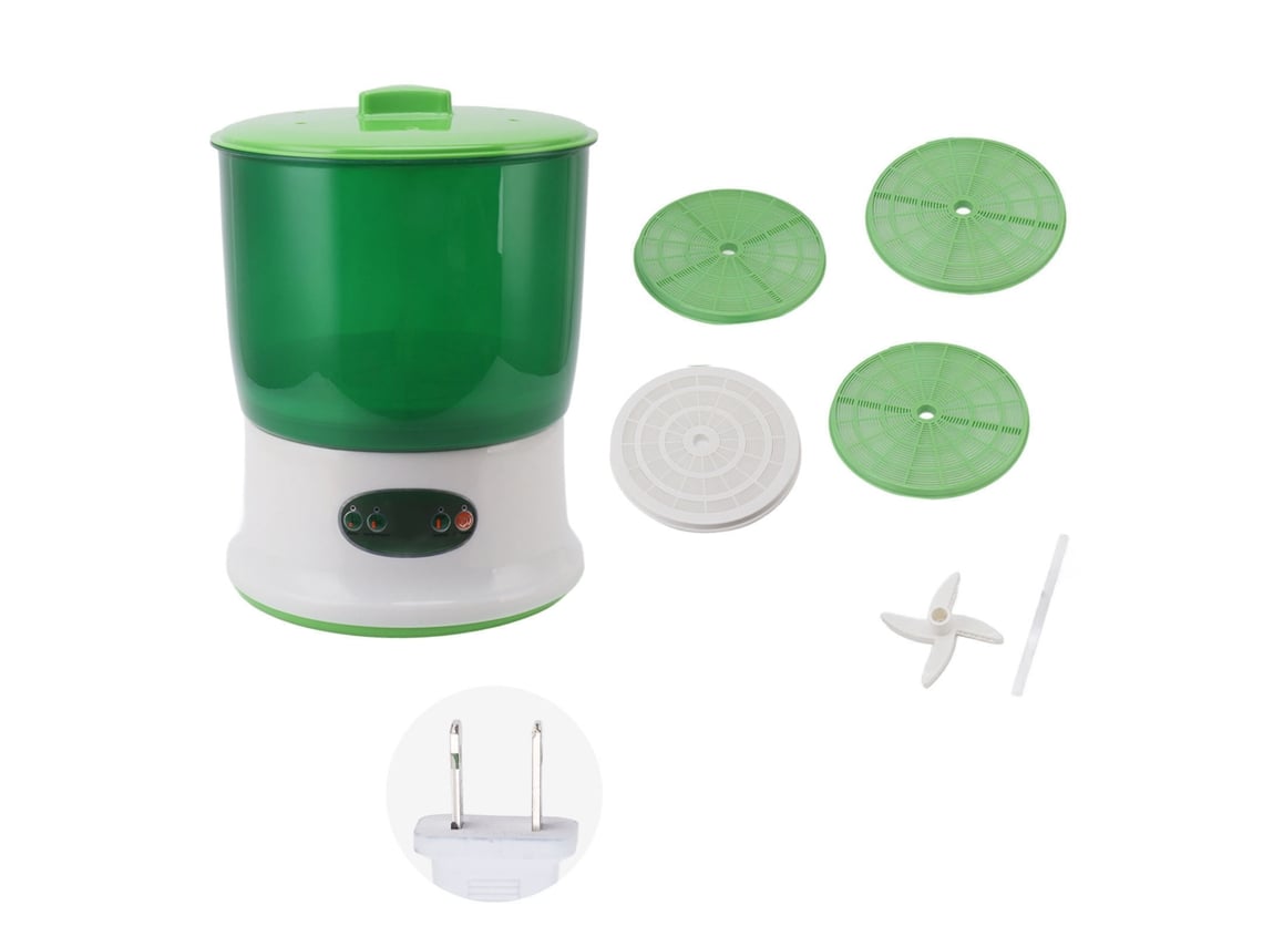 Máquina Para Germinar Brotes De Soja De 3 Capas, Kit De Germinación Automático Con Enchufe Estadounidense De 110 V Para Cocina.