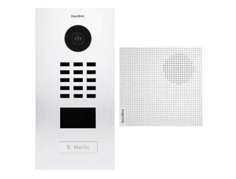 Videoportero Ip con Lector de Tarjetas Rfid + ChimeD2101V Ral 9016 Kit 3 DOORBIRD
